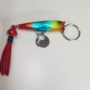 It's 5 0' Clock Somewhere Fish Key Ring